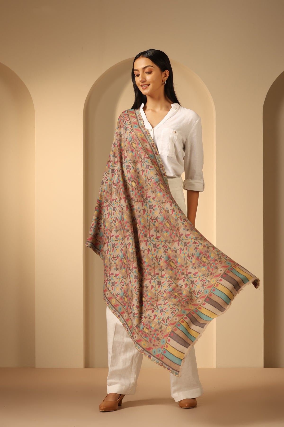 Sheilja Cashmere Stole