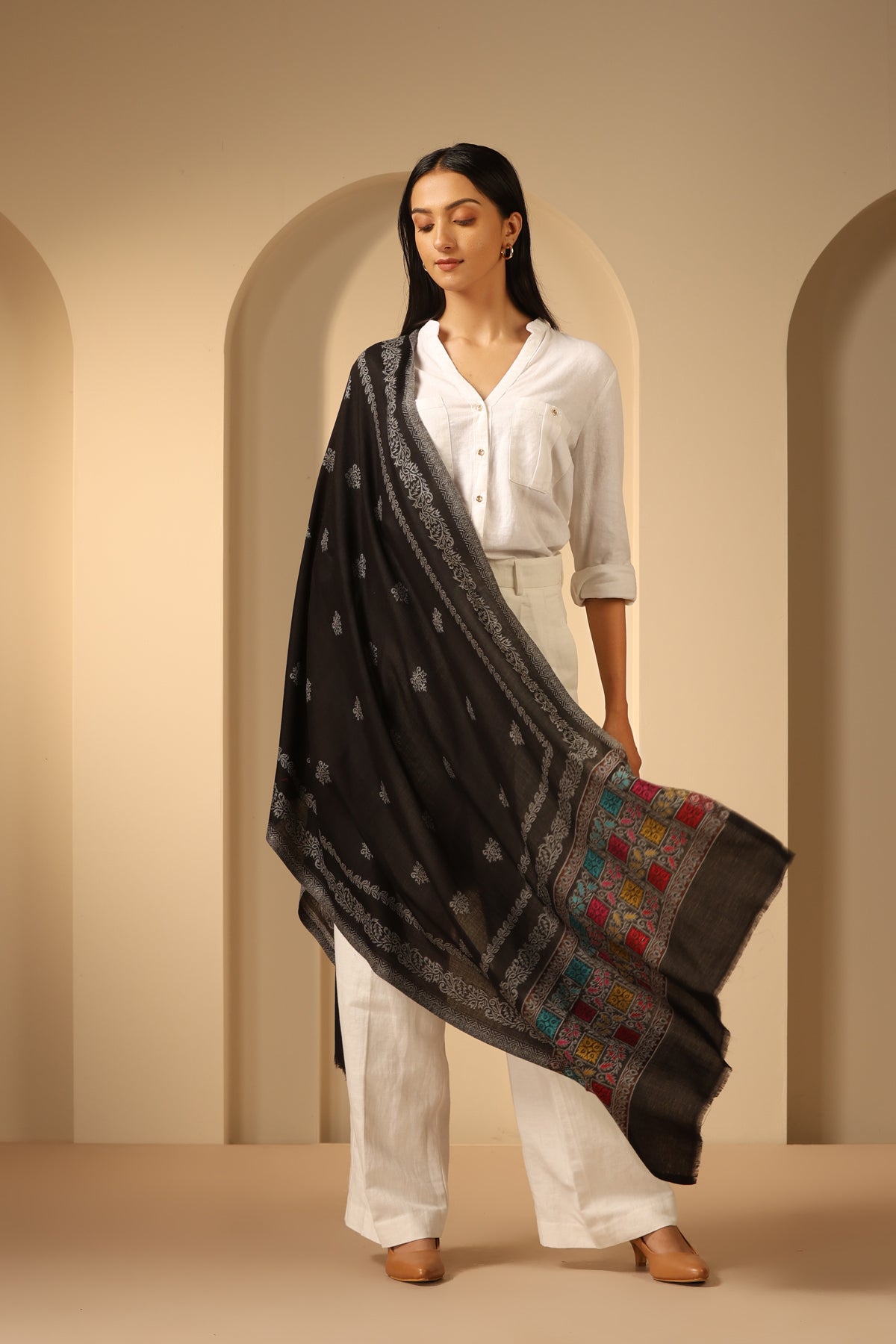 Shrungar Cashmere Stole