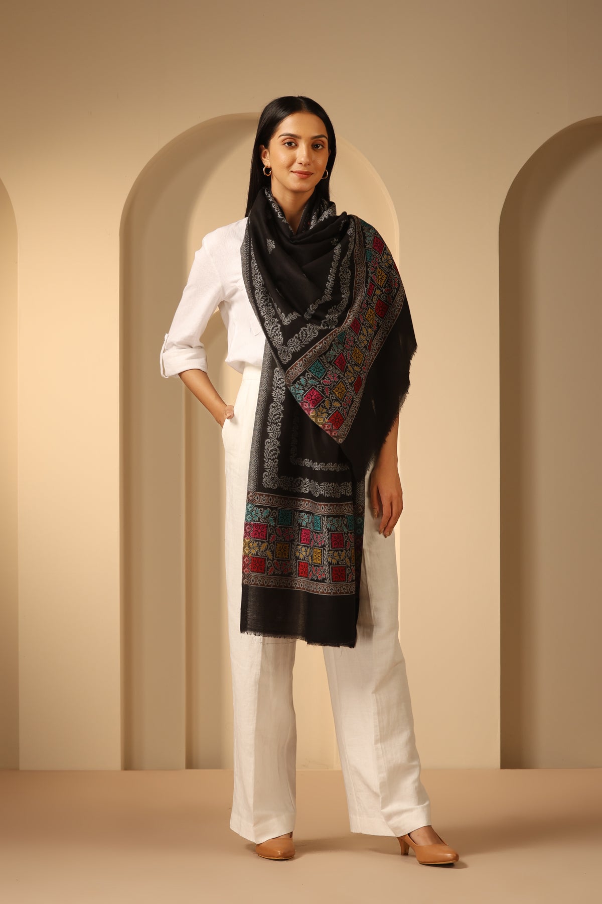 Shrungar Cashmere Stole