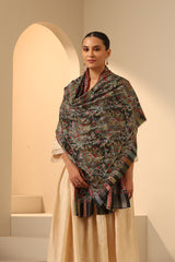 Bhranti Black Cashmere Stole