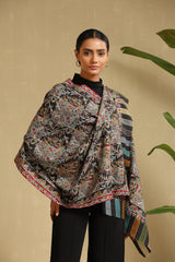 Bena Black Cashmere Stole