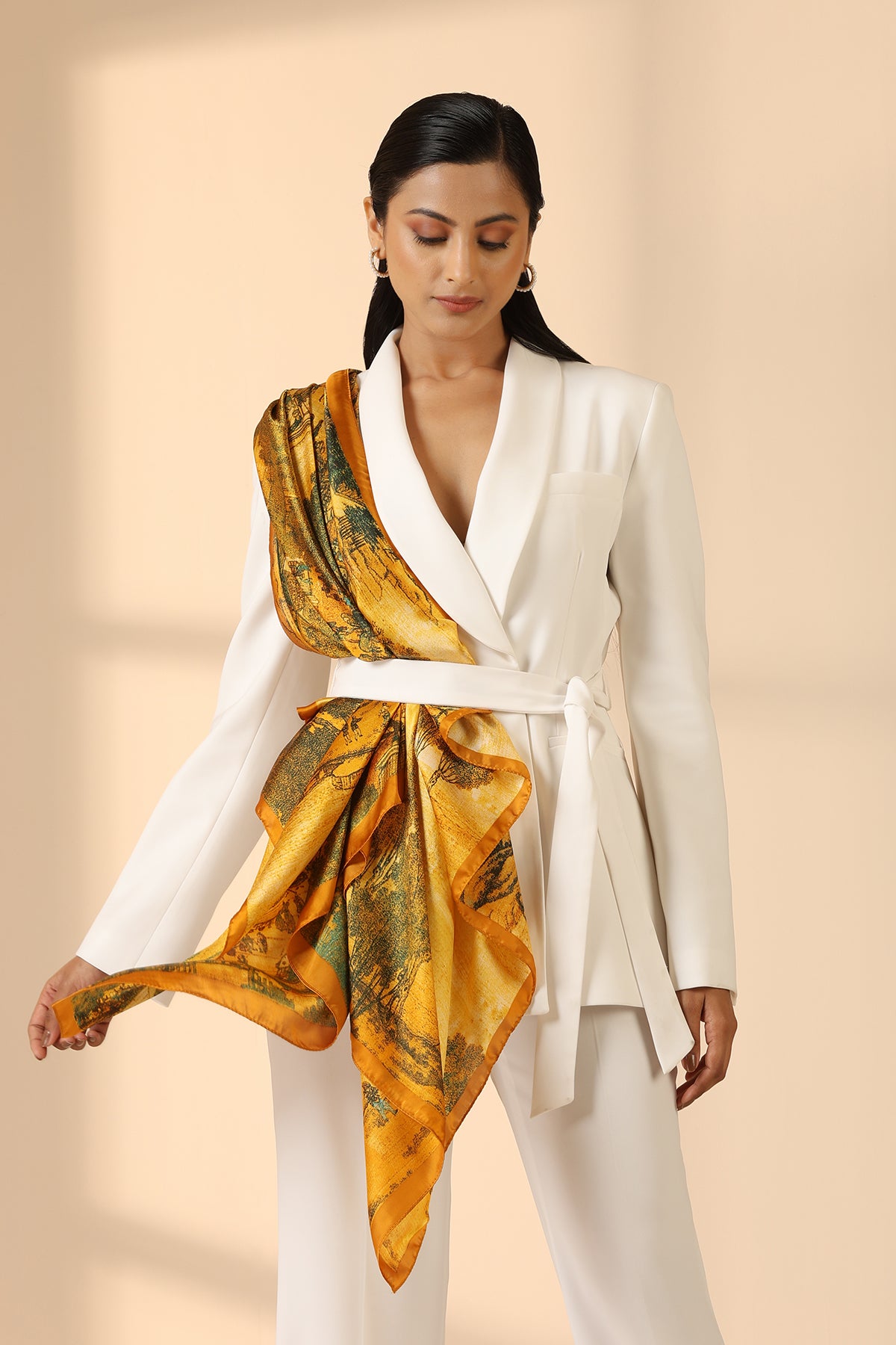 Flora Silk Scarf