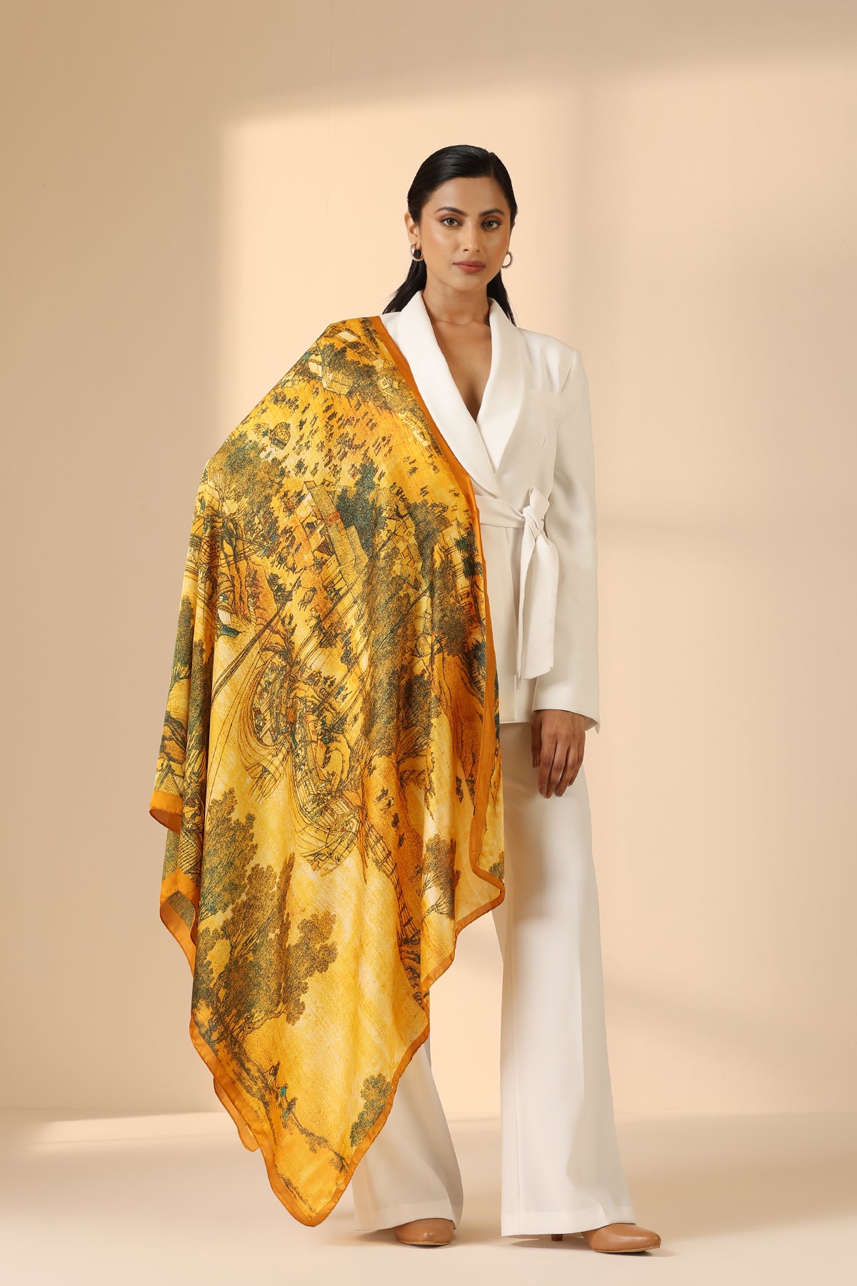 Flora Silk Scarf