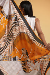 Coral Silk Scarf