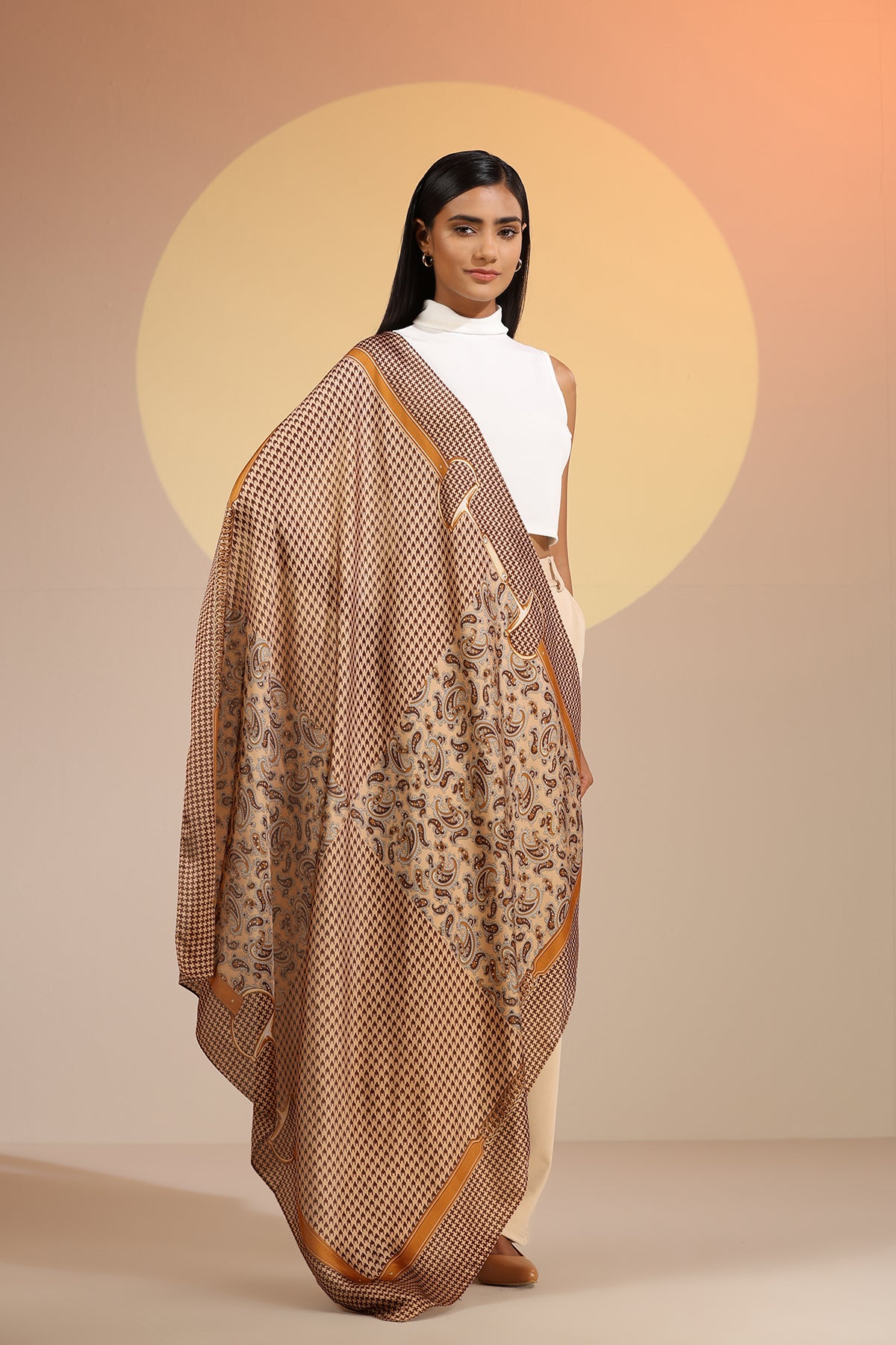 Seiarra Silk Square Scarf