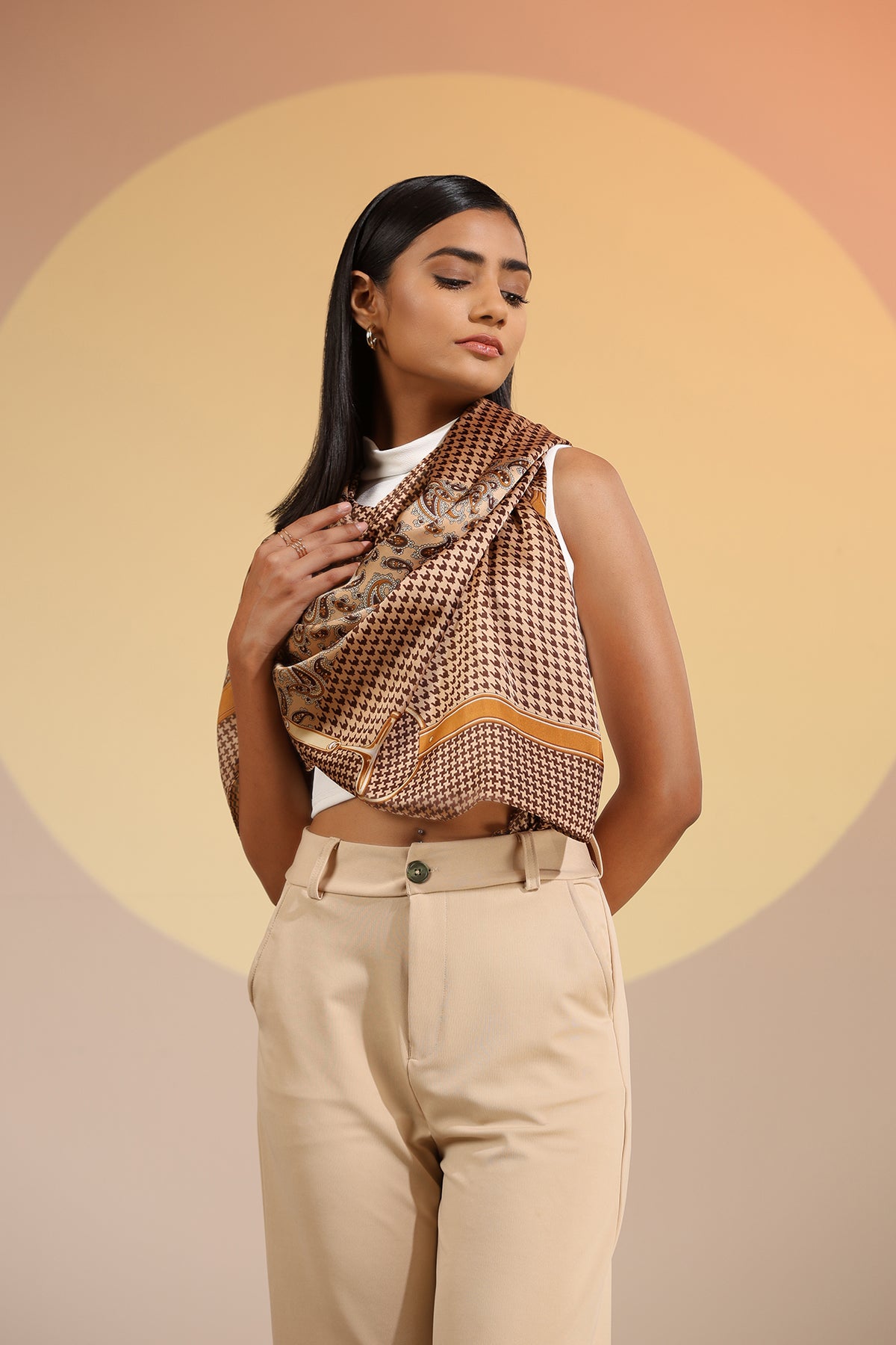 Seiarra Silk Square Scarf