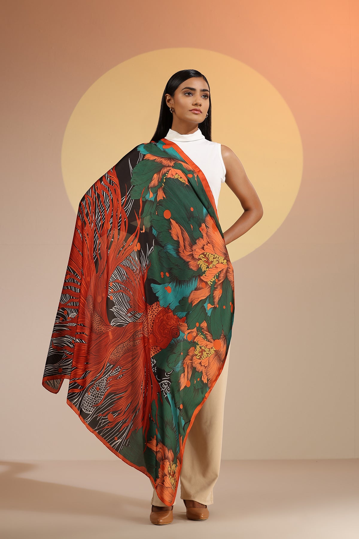 Espen Silk Square Scarf