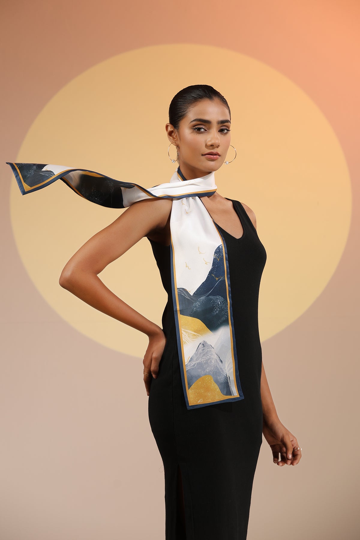 Saffy Silk Neck Scarf