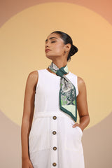 Maple Silk Neck Scarf