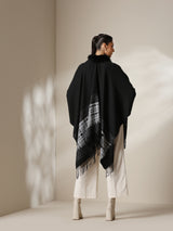 Dusala Noir Grace Vegan Fur Cape