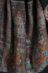 Handwoven Cashmere Fine Wool Stole