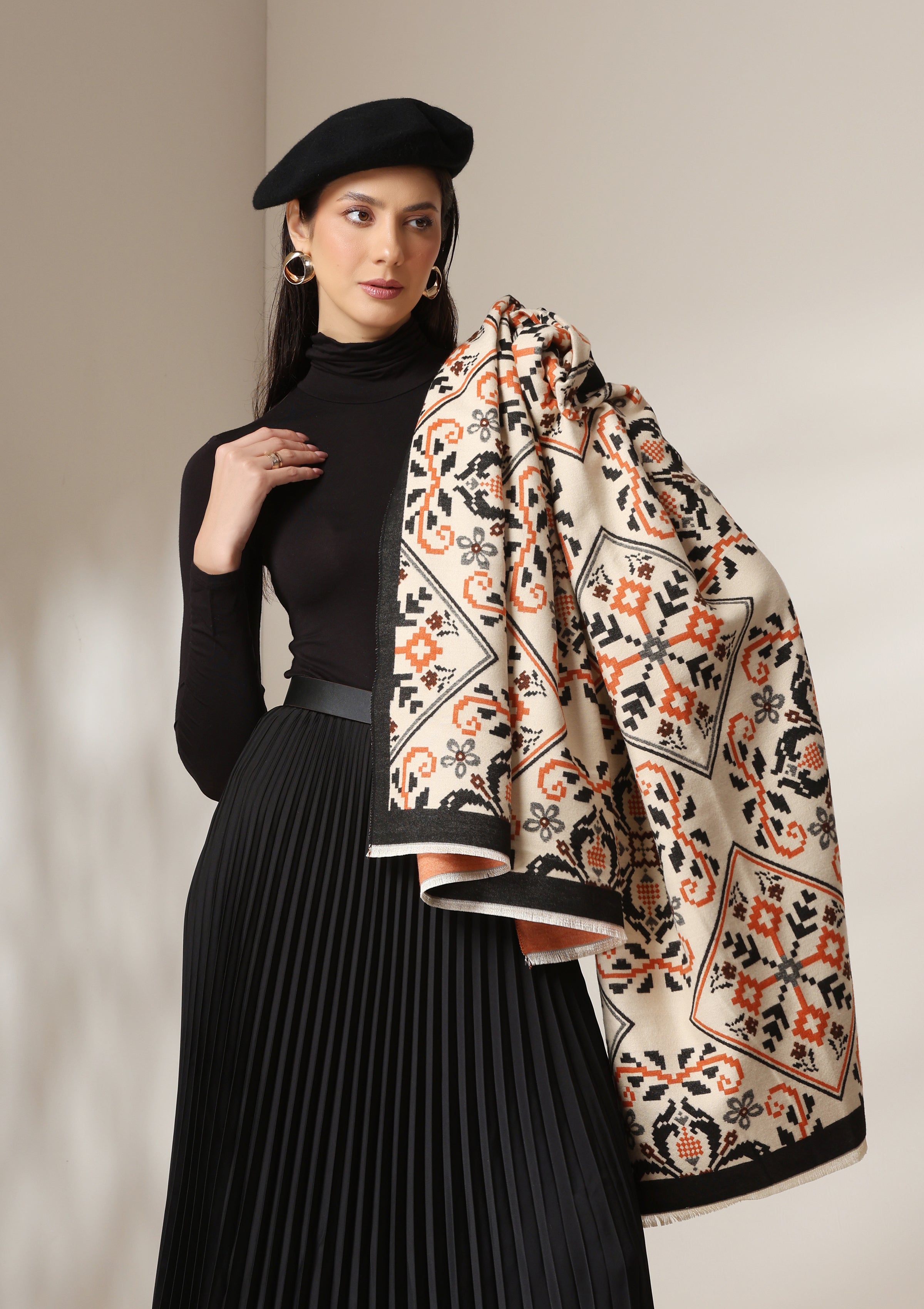 Equestrian Luxe Thick vegan cashmere Stoles