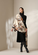 Autumn Bloom Thick vegan cashmere Stoles