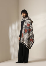 Midnight Garden Thick vegan cashmere Stoles