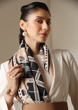 Noir Rose Thick vegan cashmere Stoles