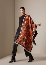 Dusala Autumn Bloom Thick vegan cashmere Stoles