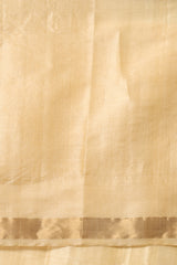 Petal handwoven gold Kosa Silk saree