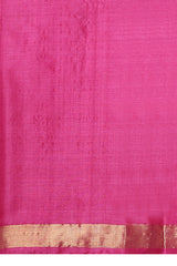 Blossom handwoven magenta Kosa Silk Mark saree
