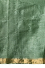 Jasmine Handwoven Orange Kosa Silk Mark Saree