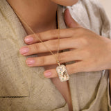 Taurus Zodiac Pendant | 18K Gold-Plated Necklace