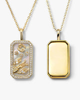 Cancer Zodiac Pendant | 18K Gold-Plated Necklace