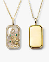 Leo Zodiac Pendant | 18K Gold-Plated Necklace