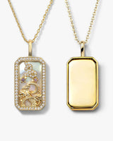 Capricorn Zodiac Pendant | 18K Gold-Plated Necklace