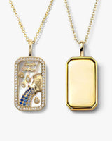 Aquarius Zodiac Pendant | 18K Gold-Plated Necklace
