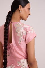 Lizzy - Blush Pink Prism Long Dress