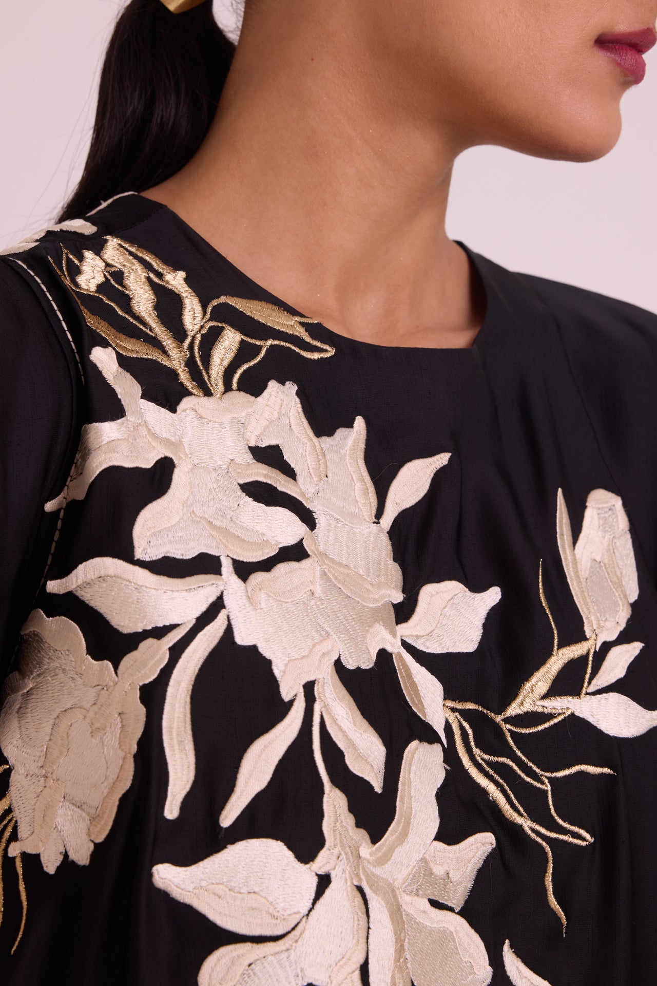 Black Mimi - Framed Shirt Dress