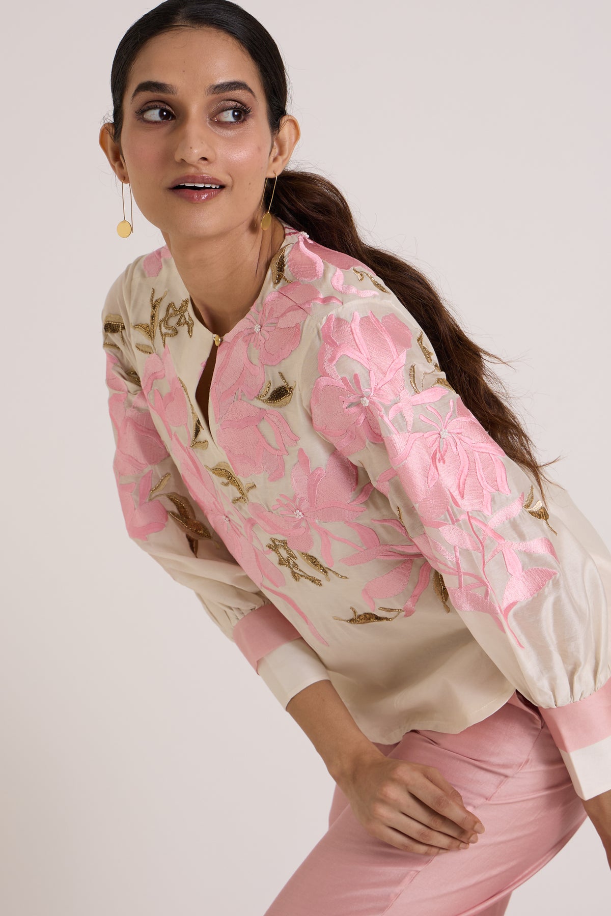 Ivory Glen - Blooming Sleeve Co-ord Set