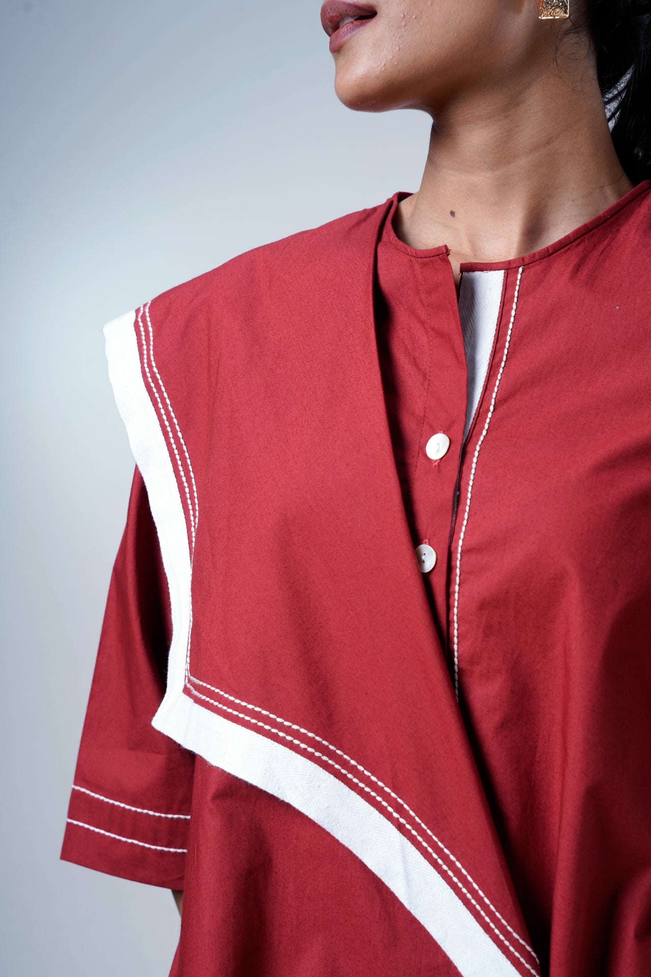 Brick Aster – Modern Angle Dress