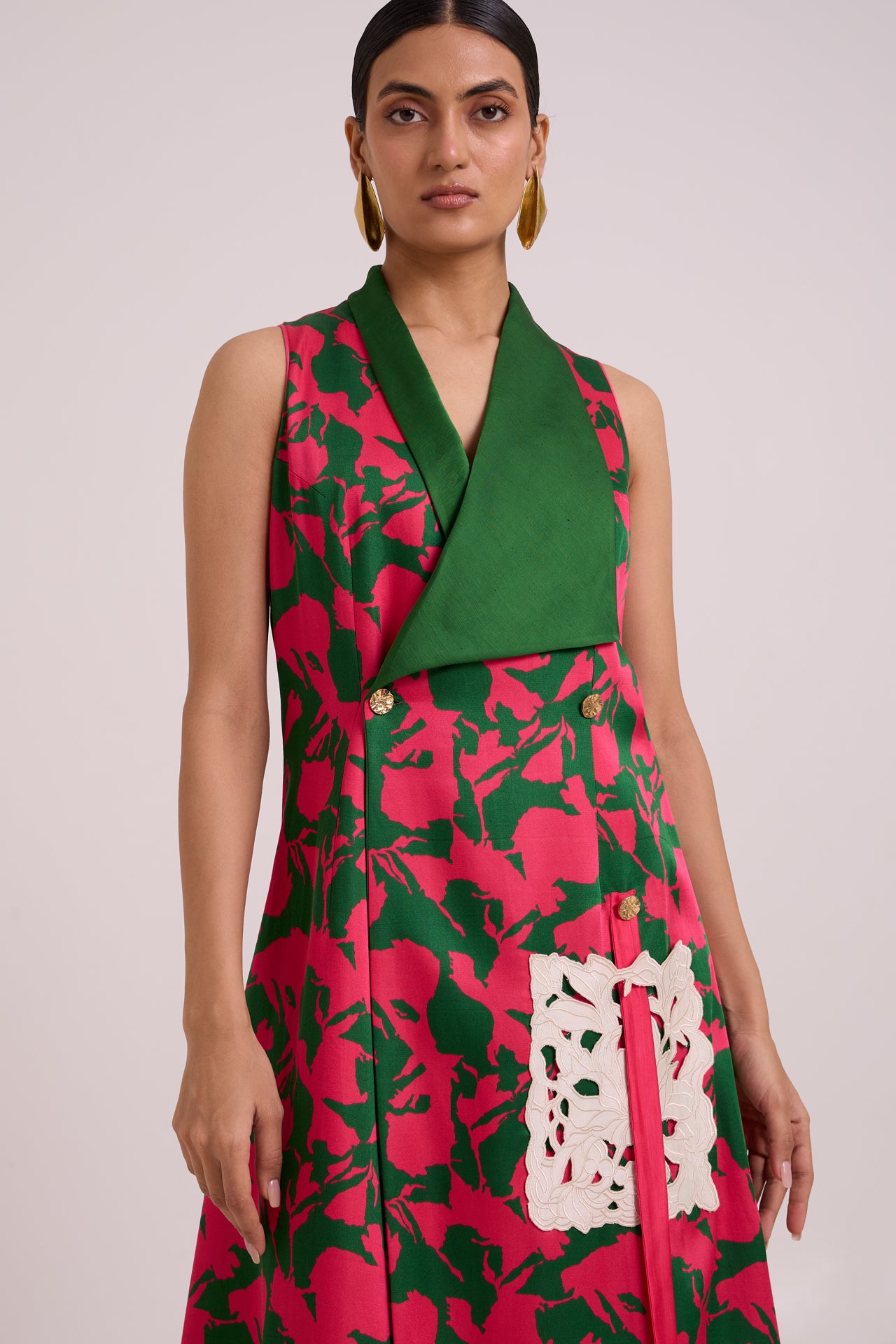 Taylor - Overlap Long Blazer Dress