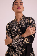 Farah - Tendril Wrap Blazer & Cutwork Pants