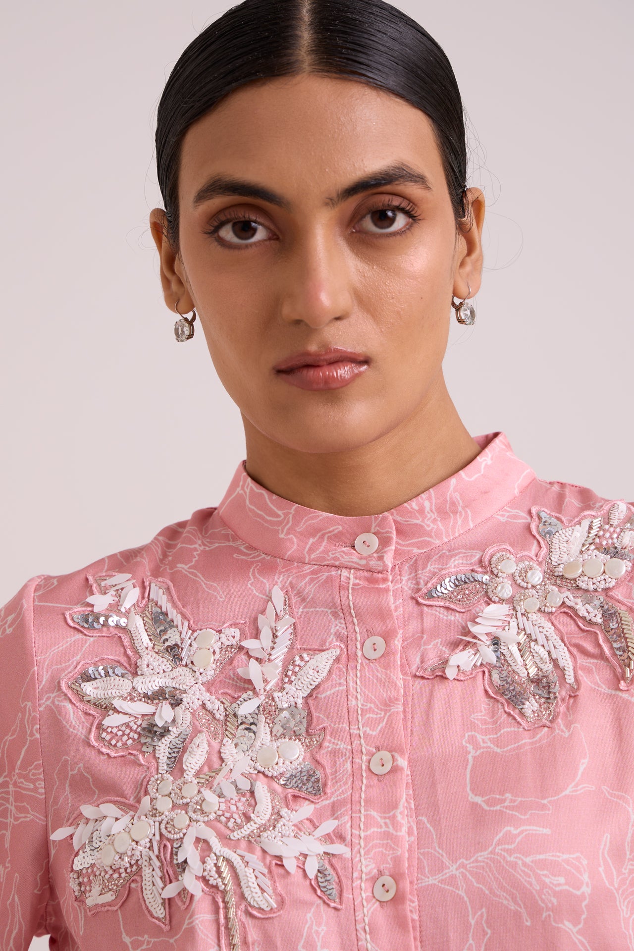 LEYA - Rose Water Short Dress