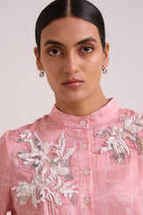 LEYA - Rose Water Short Dress