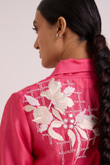 Petra - Wrap Blazer Top + Obi Belt + Pant Set