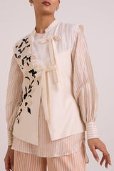 Monroe - Diwan Vest with Shirt & Pant Set