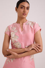 Lizzy - Blush Pink Prism Long Dress