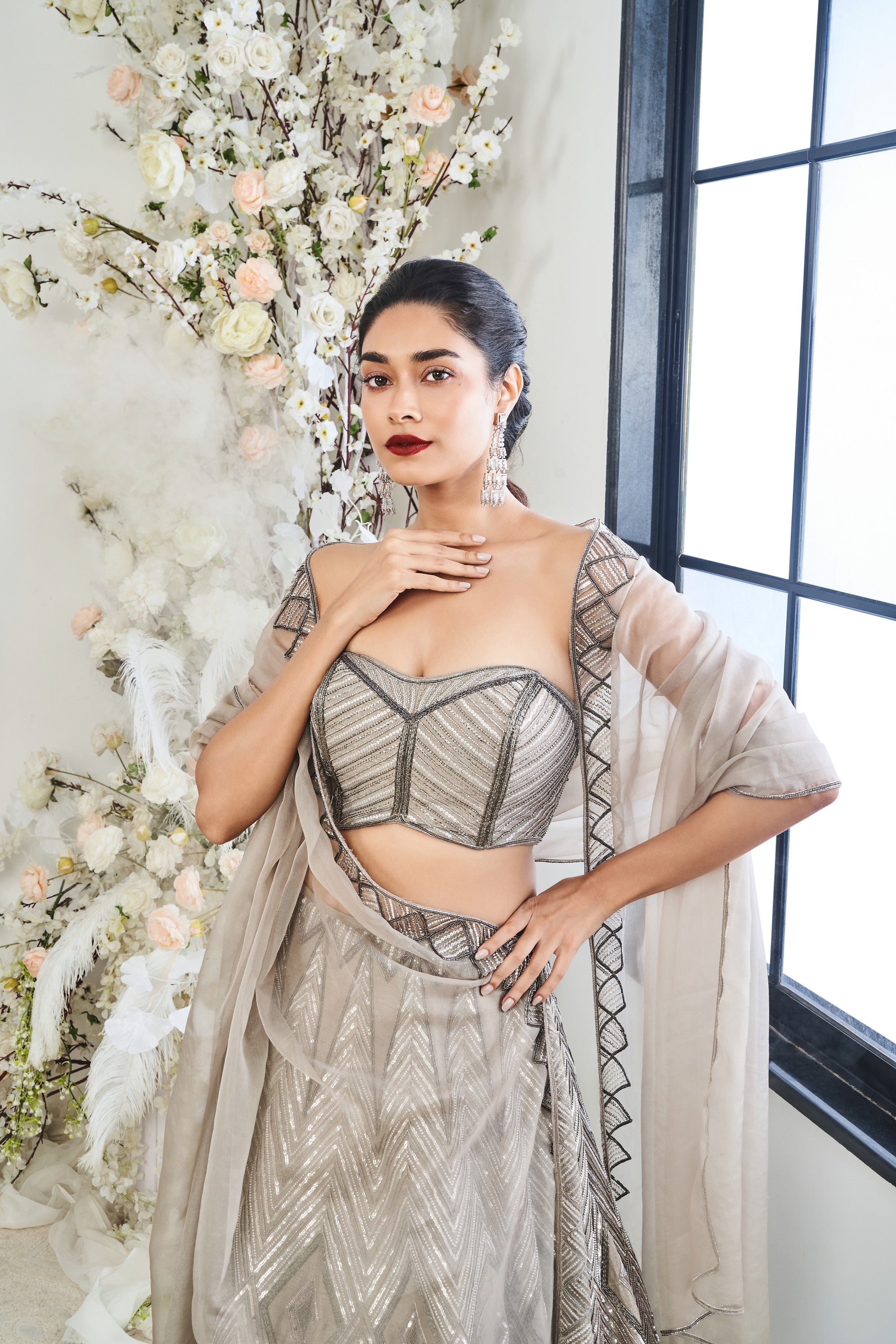 Diamond Bridal Lehenga Set