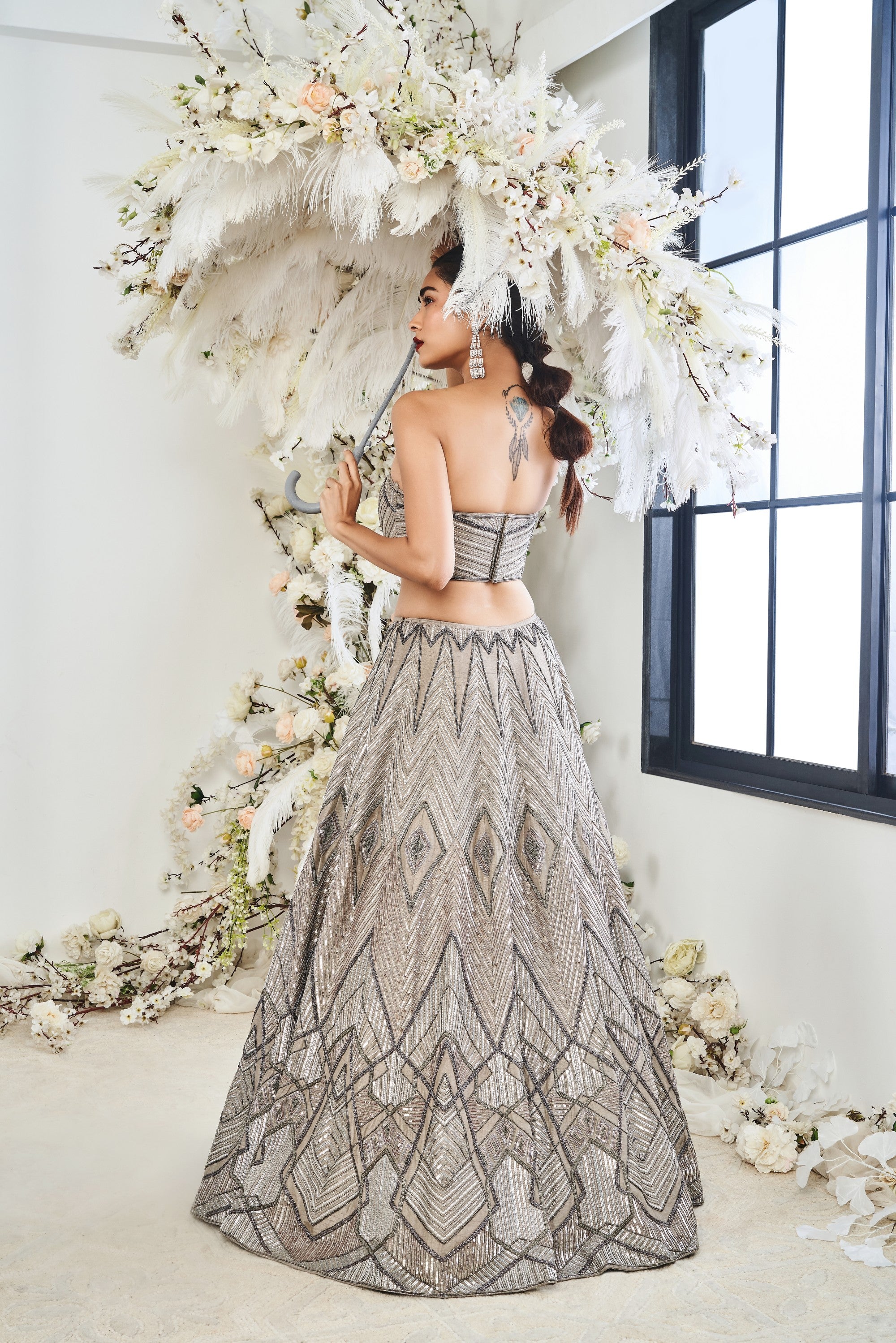 Diamond Bridal Lehenga Set