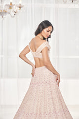 DUSTY BEIGE LEHENGA SET