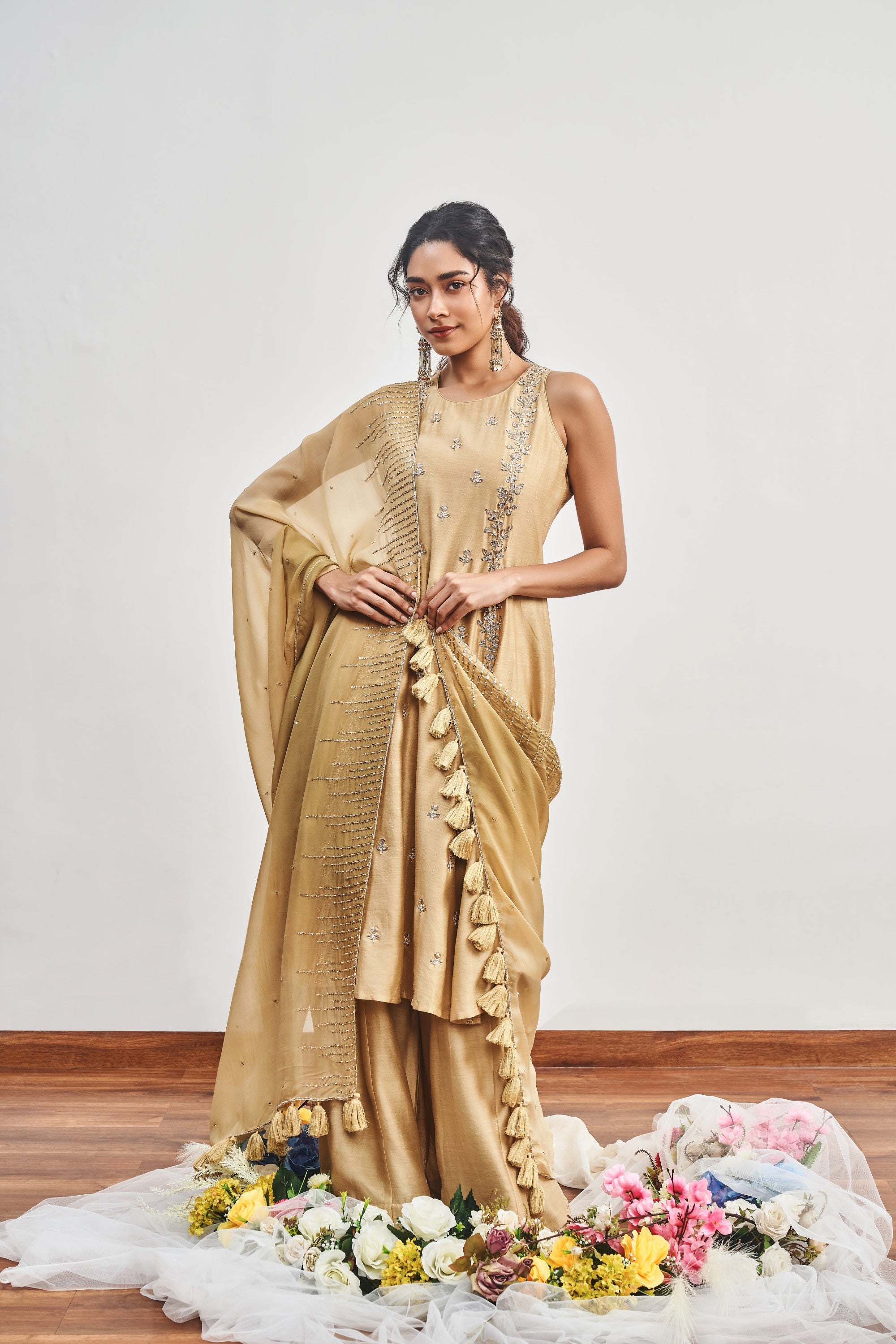 Kalidaar Set with Shaded Dupatta
