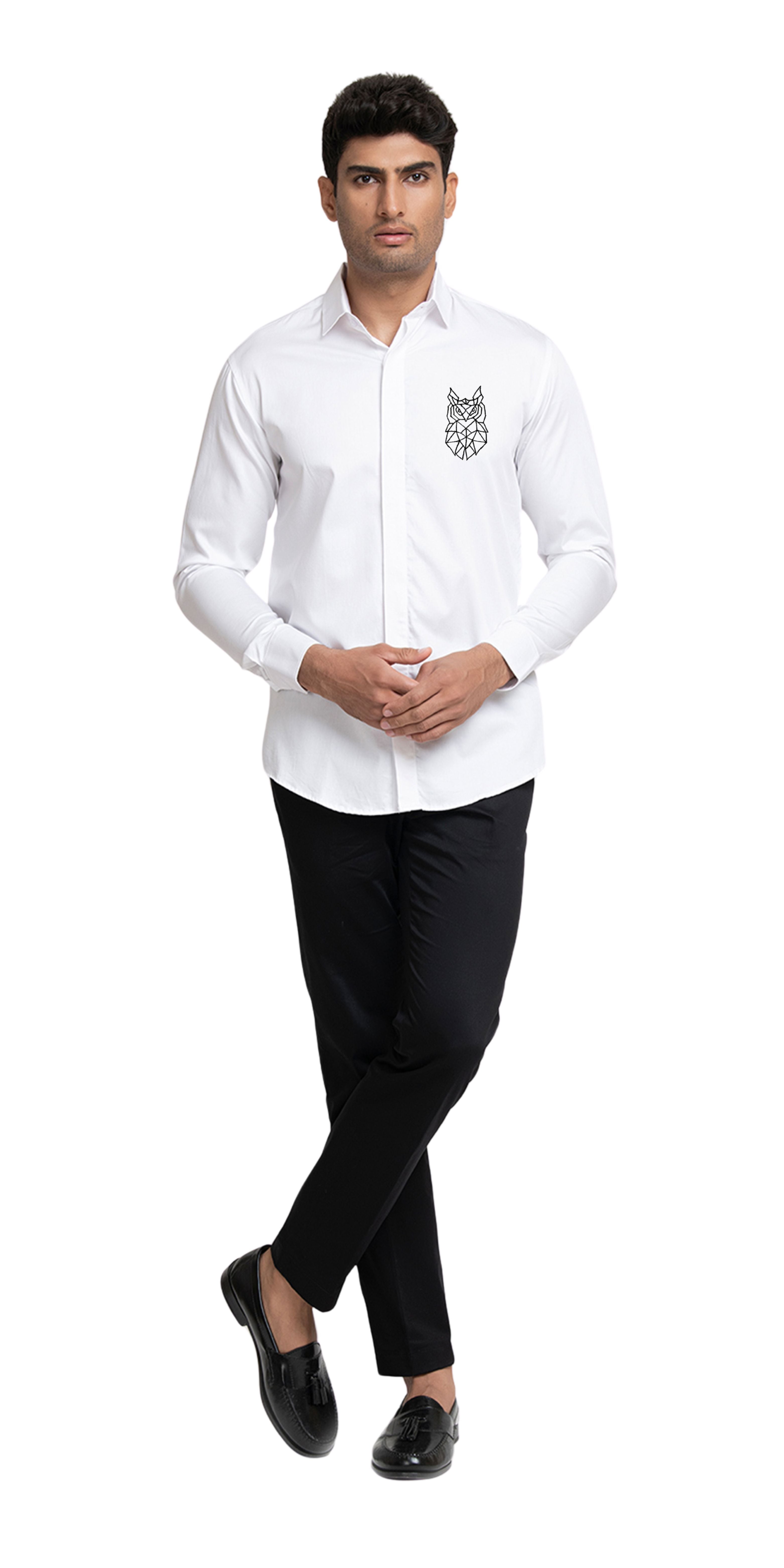 Bianco Owl Shirt