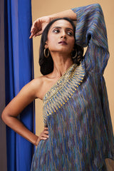 Elara One-Shoulder Top With Pants