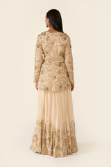 Golden Sharara Set