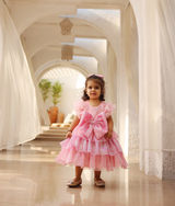 Pink Sequence Frock
