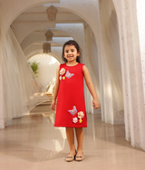 Red Neoprene Dress
