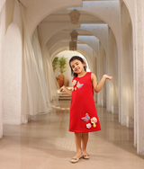 Red Neoprene Dress