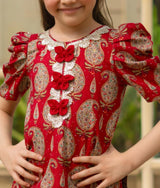 Pink Printed Kurti Salwar Set